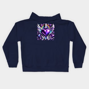 I Purple You Kids Hoodie